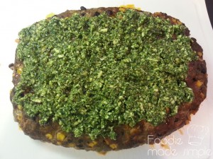 Mexicana Meatloaf with Cilantro Pesto and Crispy Tortilla Strips 8