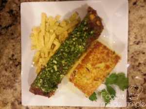 Mexicana Meatloaf with Cilantro Pesto and Crispy Tortilla Strips 9