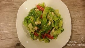 Romaine Caprese Salad with Basil Vinaigrette