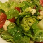 Romaine Caprese Salad with Basil Vinaigrette