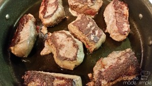 Seared Elk Medallions with Blackberry Balsamic Sauce 10