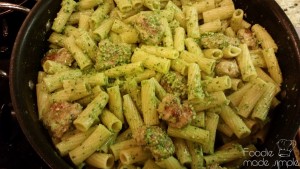 Spinach Pesto Pasta with Chicken Sausage 10