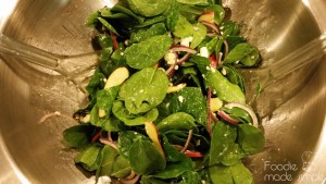 Spinach Salad with Apples and Maple-Cider Vinaigrette 6