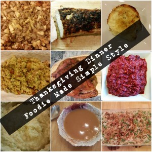 Thanksgiving Feast Menu