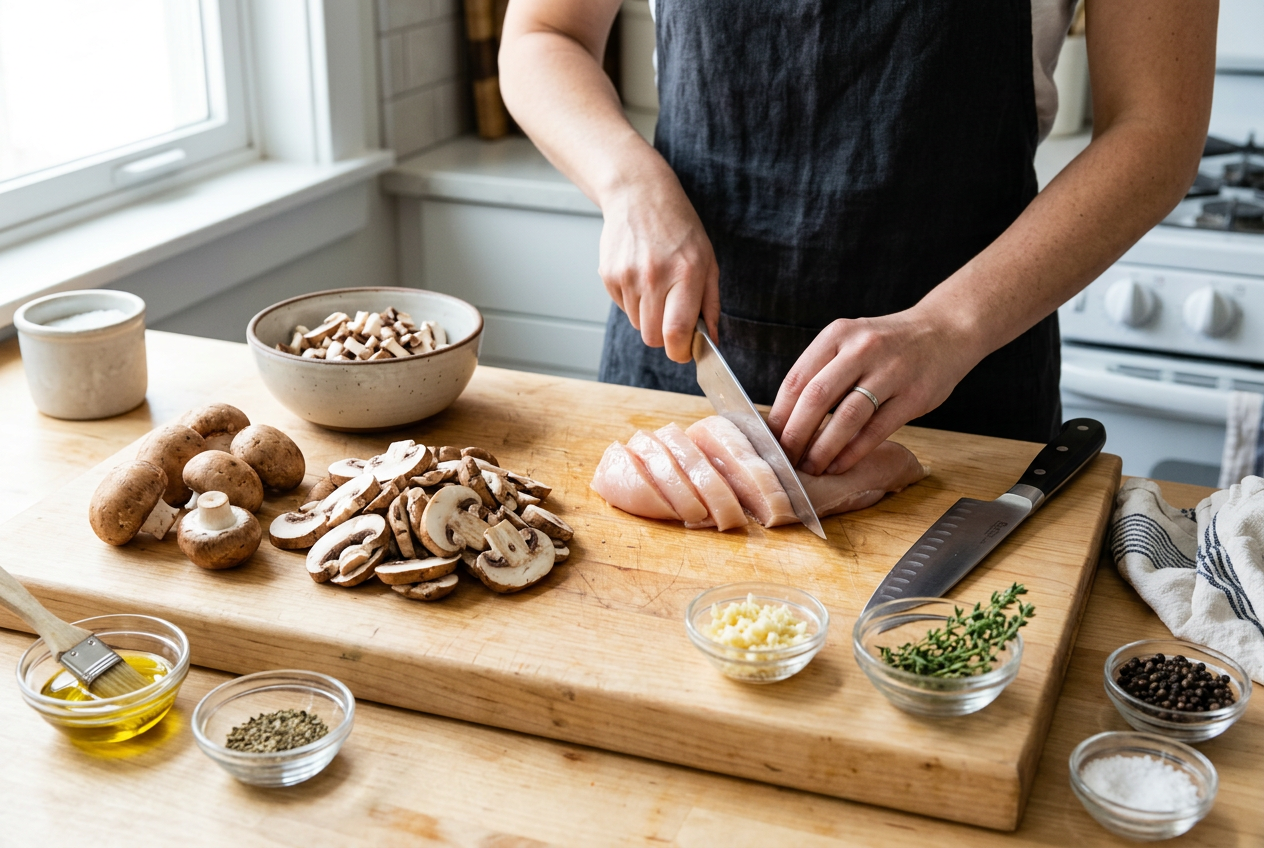 21 Day Fix Chicken and Mushroom Marsala 02