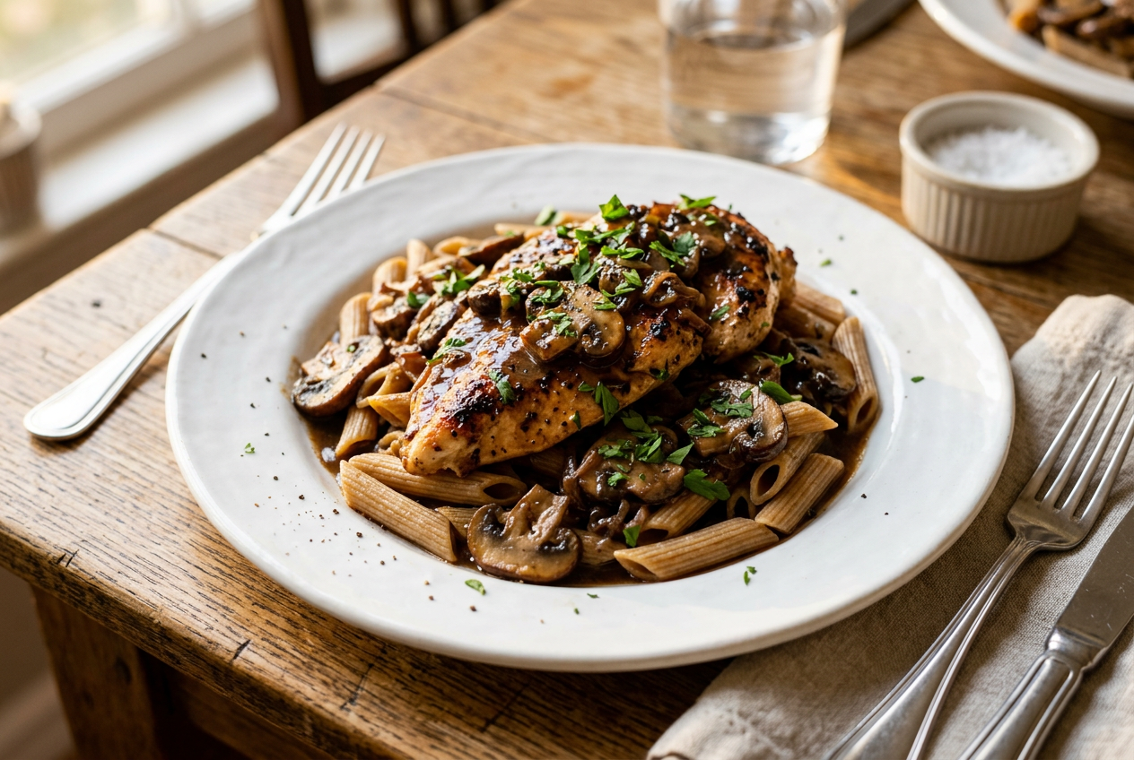 21 Day Fix Chicken and Mushroom Marsala 01