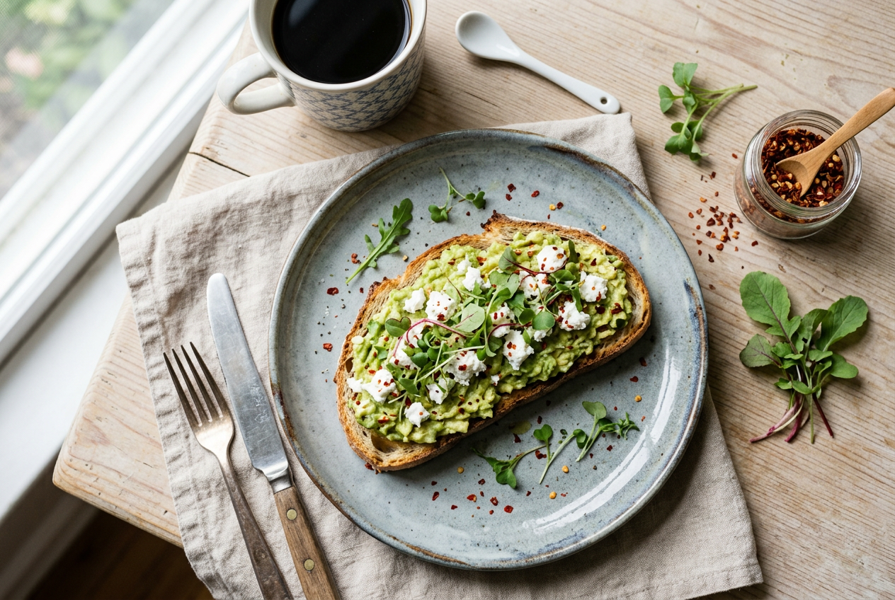 Avocado Toast with Goat Cheese 02
